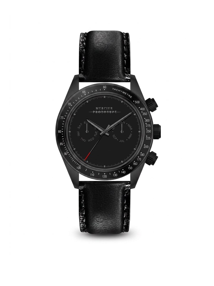 The Manx — Noir, blacked-out dial